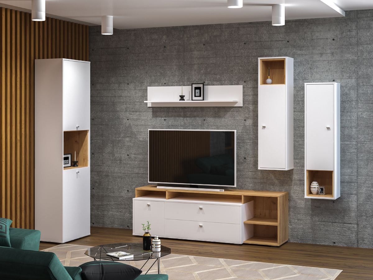 Бэль 10.107 Полка, цвет белый премиум, ШхГхВ 120х20х24 см. | фото 7