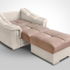 Кресло-кровать + Пуф Кристалл (ткань до 300) НПБ | фото 3