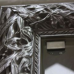 Зеркало большое Тиффани Premium черная/серебро (ТФ/02(П) | фото 4