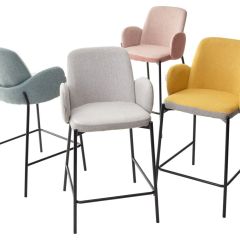 Полубарный стул NYX (H=65cm) VF113 светлая мята / VF115 серо-зеленый М-City | фото 2