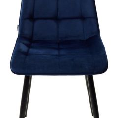 Стул CHIC BLUVEL-86 NAVY BLUE / черный каркас М-City | фото 4
