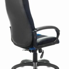 Кресло компьютерное BRABIX PREMIUM "Rapid GM-102" (экокожа/ткань, черное/синее) 532106 | фото 4