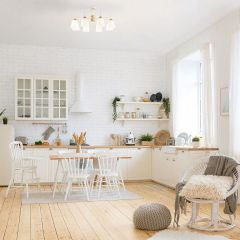 Люстра на штанге Eurosvet Fresco 70085/8 белый | фото 5