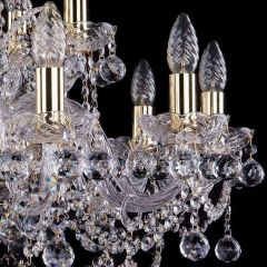 Подвесная люстра Bohemia Ivele Crystal 1411 1411/10+5/240/G/Balls | фото 2