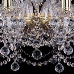 Подвесная люстра Bohemia Ivele Crystal 1411 1411/10+5/240/G/Balls | фото 3