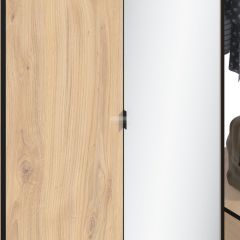 Шкаф 2х дверный с зеркалом Лофт СБ-3111 (Дуб Минерва) | фото 5