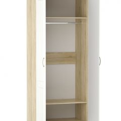 НМ 040.60 Х Шкаф для одежды "Оливия" (Белое дерево/Дуб Сонома) | фото 2