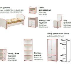 Набор мебели для детской Юниор-10 (с кроватью 800*1600) ЛДСП | фото 2