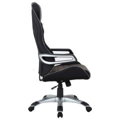 Кресло компьютерное BRABIX Techno GM-002 (ткань) черное/серое, вставки белые (531815) | фото 4