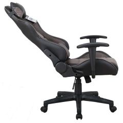 Кресло компьютерное BRABIX "GT Racer GM-100" (черное/коричневое) 531819 | фото 5