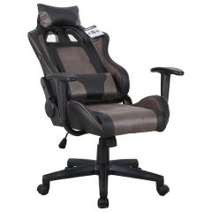Кресло компьютерное BRABIX "GT Racer GM-100" (черное/коричневое) 531819 | фото 4