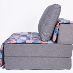 Кресло-кровать бескаркасное Харви (серый-сноу деним) | фото 3