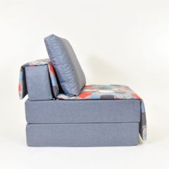 Кресло-кровать бескаркасное Харви (серый-геометрия слейт) | фото 2