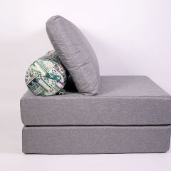 Кресло-кровать-пуф бескаркасное Прайм (Серый) | фото 3