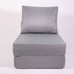 Кресло-кровать-пуф бескаркасное Прайм (Серый) | фото 2