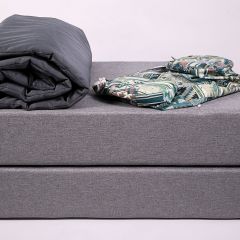 Кресло-кровать-пуф бескаркасное Прайм (Серый) | фото 6