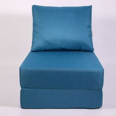 Кресло-кровать-пуф бескаркасное Прайм (Морская волна) | фото 2