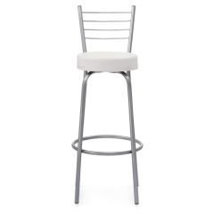 Барный стул Kuroda белый полимер / светлый мусс | фото 2