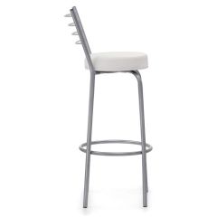 Барный стул Kuroda белый полимер / светлый мусс | фото 3