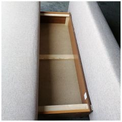 Диван-кровать Комфорт без подлокотников BALTIC Grafit (2 подушки) | фото 11