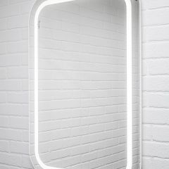 Зеркало Elis 100 white с подсветкой Sansa (SEe1045Z) | фото 3