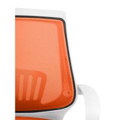 Компьютерное кресло Ergoplus orange / white | фото 7