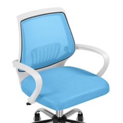 Компьютерное кресло Ergoplus blue / white | фото 6