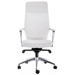 Компьютерное кресло Isida white / satin chrome | фото 2