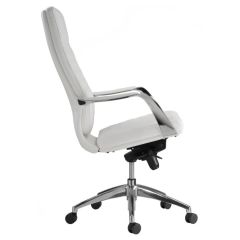 Компьютерное кресло Isida white / satin chrome | фото 5