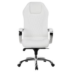 Компьютерное кресло Damian white / satin chrome | фото 2