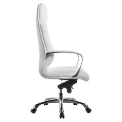 Компьютерное кресло Damian white / satin chrome | фото 3