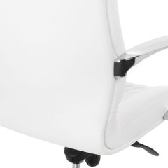 Компьютерное кресло Damian white / satin chrome | фото 9