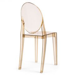 Пластиковый стул Victoria clear brown | фото 4