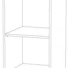 Шкаф для белья НМ 041.43 "Банни" Левый/Правый (Бисквит) | фото 3