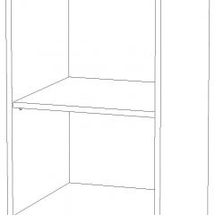 Шкаф для книг НМ 041.44 "Банни" Левый/Правый (Макарун) | фото 4