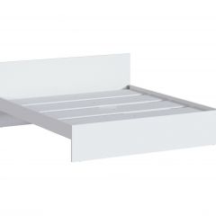 Кровать (1800) Бруклин СБ-3355 с основанием ЛДСП (Белый) | фото 2