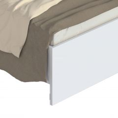 Кровать (1600) Кито СБ-2301 БЕЗ основания (Белый) | фото 3