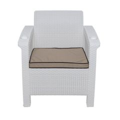 Комплект уличной мебели Yalta Premium Terrace Set (Ялта) белый (+подушки под спину) | фото 6