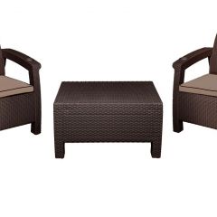 Комплект уличной мебели Yalta Premium Terrace Set (Ялта) шоколадый (+подушки под спину) | фото 8