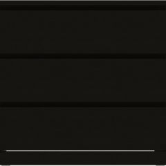 Комод Варма 3 с тремя выдвижными ящиками, цвет ясень черный | фото 2