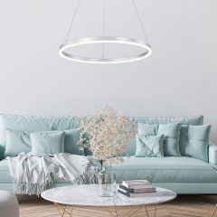 Подвесной светильник Escada Void 10254/1LED Silver APP | фото 6