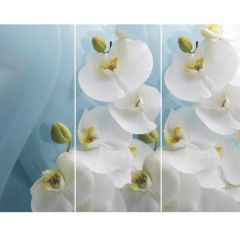 Стол Бостон-3 (Белая Орхидея) 1100/1420*700, опора Брифинг | фото 2