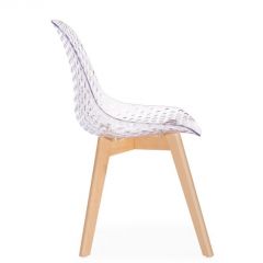Пластиковый стул Vart clear / wood | фото 3