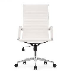 Компьютерное кресло Reus pu white / chrome | фото 2