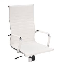 Компьютерное кресло Reus pu white / chrome | фото 6