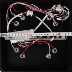 Потолочная люстра Natali Kovaltseva SPEKTR HIGH-TECH LED LAMPS 82022 BLACK | фото 10