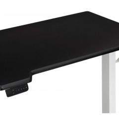 Компьютерный стол Маркос с механизмом подъема 120х75х75 черная шагрень / белый | фото 8