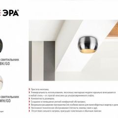 Накладной светильник Эра OL13 GX53 BK/GD Б0049036 | фото 5