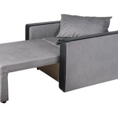 Кресло-кровать Милена с подлокотниками (серый) Велюр | фото 3
