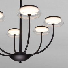 Люстра на штанге Eurosvet Fungo 50388 LED черный | фото 5